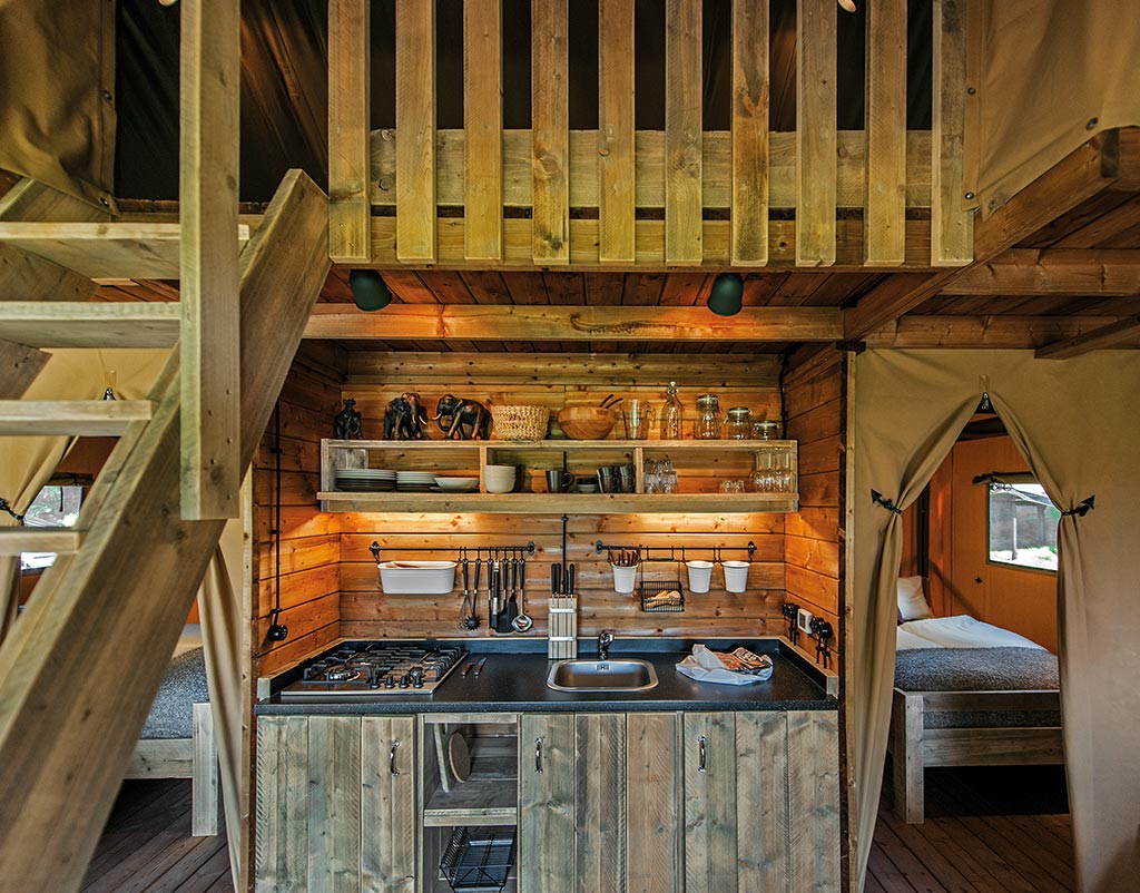 Blick in die Safari-Lodge